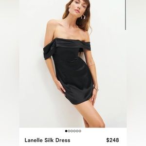 NWT Reformation Lanelle Silk Dress size 6